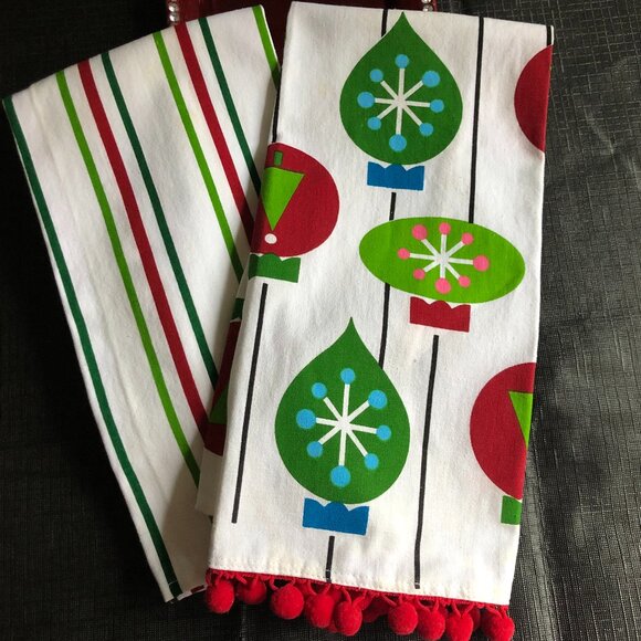 New DII Home Design Holiday Dish Towel Set - Picture 1 of 7